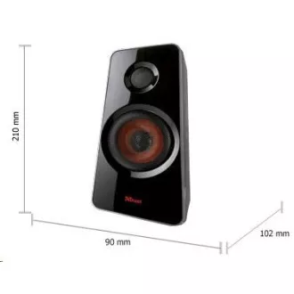 TRUST Speakers 2.1 GXT 38 Subwoofer-Lautsprecherset TRUST Speakers 2.1 GXT 38 Subwoofer-Lautsprecherset