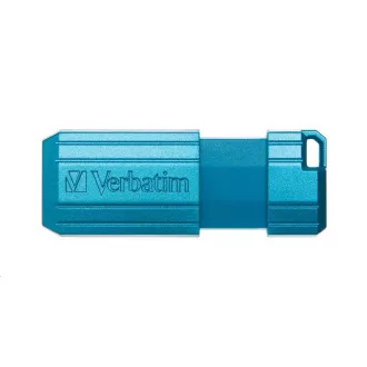 VERBATIM Flash Drive 32GB Store 'n' Go PinStripe, Caribbean Blue