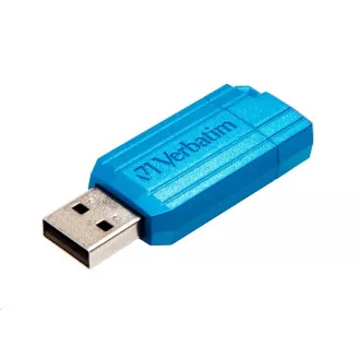VERBATIM Flash Drive 32GB Store 'n' Go PinStripe, Caribbean Blue
