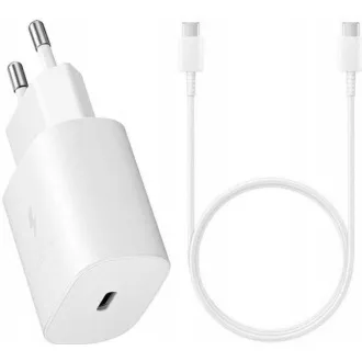 Samsung Reiseladegerät EP-TA800NWE, Quickcharge 25W, USB-C, weiß Samsung Reiseladegerät EP-TA800NWE, Quickcharge 25W, USB-C, weiß