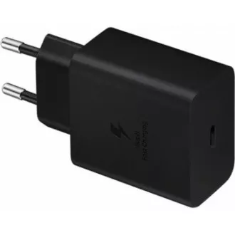 Samsung Reiseladegerät EP-T4510XBE, Schnellladung 45W, USB-C   USB-C Datenkabel, schwarz