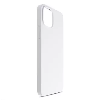 3mk Schutzhülle Hardy Silicone MagCase für Apple iPhone 15, Silber-Weiß