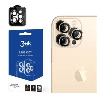 3mk Objektivschutz Pro für Apple iPhone 15 Pro Max, Dunkelgold