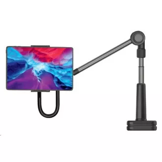 FIXED Universal-Tischhalter RELAX für Schreibtischmontage mit schwenk- und verstellbarem Arm, schwarz