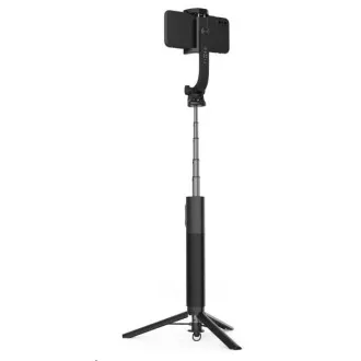 FIXED Selfie-Stick mit Snap XL Stativ und kabellosem Auslöser, 1/4" Gewinde, schwarz