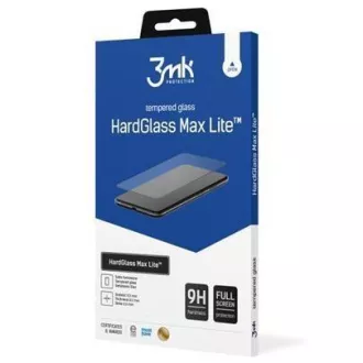 3mk gehärtetes Glas HardGlass Max Lite Schwarz für Samsung Galaxy S24