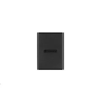 TRANSCEND Externe SSD ESD270C 500GB, tragbar, USB 3.1 Gen.2, Typ C & A, zwei Kabel 520/460 MB/s, schwarz