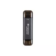 TRANSCEND SSD ESD310C 256GB, Externe SSD, ESD310C, USB 10Gbps, Typ C/A