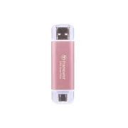 TRANSCEND Externe SSD ESD310P 2TB, Externe SSD, USB 10Gbps, Typ C/A, rosa