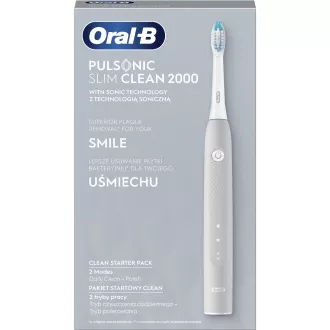 PULSONIC SLIM 2000 PINSEL GRAU ORAL-B PULSONIC SLIM 2000 PINSEL GRAU ORAL-B