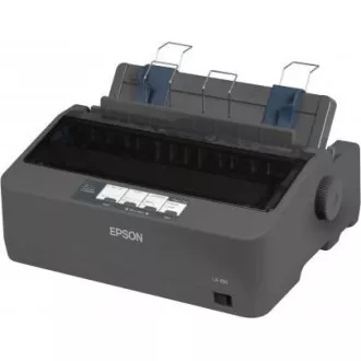 EPSON-Nadeldrucker LX-350, A4, 9 Nadeln, 347 Stempel / s, 1 + 4 Kopien, USB 2.0, LPT, RS232 EPSON-Nadeldrucker LX-350, A4, 9 Nadeln, 347 Stempel / s, 1 + 4 Kopien, USB 2.0, LPT, RS232