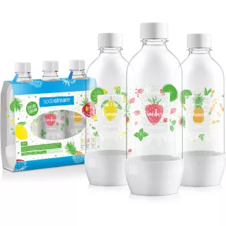 Flasche JET 3 x 1l WEISS (LE FRUCHT) SODA