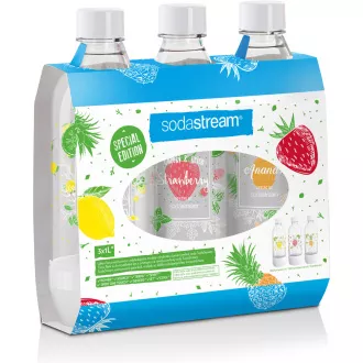 Flasche JET 3 x 1l WEISS (LE FRUCHT) SODA