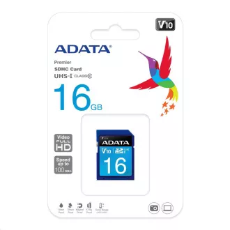 ADATA SDHC-Karte 16 GB Premier UHS-I Klasse 10 ADATA SDHC-Karte 16 GB Premier UHS-I Klasse 10