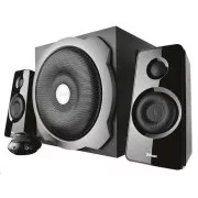 TRUST 2.1 Tytan Subwoofer-Lautsprecherset - schwarz, schwarz
