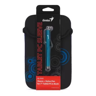 GENIUS GS-701P, Bundle Case für 7" Tablet PC schwarz + Touchpen blau GENIUS GS-701P, Bundle Case für 7" Tablet PC schwarz + Touchpen blau