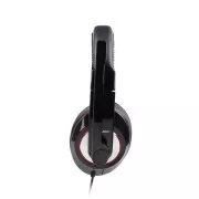 GEMBIRD Kopfhörer mit Mikrofon MHS-U-001 Gaming, schwarz, USB