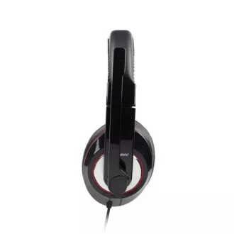 GEMBIRD Kopfhörer mit Mikrofon MHS-U-001 Gaming, schwarz, USB