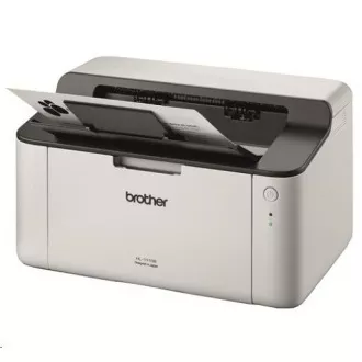 BROTHER Mono-Laserdrucker HL-1110E - A4, 20 Seiten pro Minute, 600 x 600, 1 MB, GDI, USB 2.0, weiß