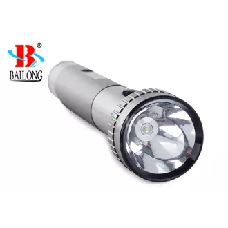Camping-Taschenlampe Bailong BL-1037, Stromversorgung 3xR20 Batterie