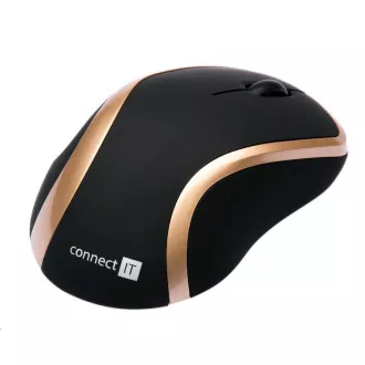 CONNECT IT Funk-Lasermaus WM2200 schwarz-gold CONNECT IT Funk-Lasermaus WM2200 schwarz-gold