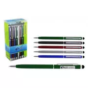 Kugelschreiber Empen Marel Aluminium A02E.3909 0,5mm blau mit Touch-Gummischaft Mix