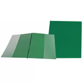 A4 Seitentaschenmappe grün
