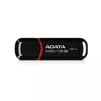 ADATA Flash Disk 128GB UV150, USB 3.1 Dash Drive (R: 90 / B: 20 MB/s) schwarz