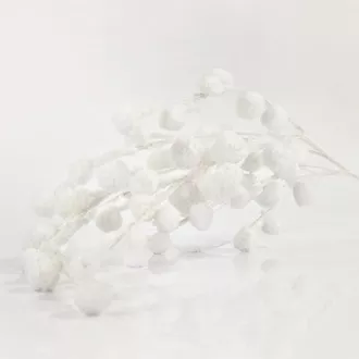 Eurolamp Weihnachtsdekoration weißer Zweig, 105 cm, 1 Stück