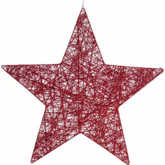 Eurolamp Hängestern, rot, 60 cm Eurolamp Hängestern, rot, 60 cm