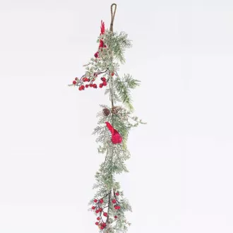 Eurolamp Weihnachtsdekoration Zweig mit Beeren und Vögeln, 153 cm, 1 Stück Eurolamp Weihnachtsdekoration Zweig mit Beeren und Vögeln, 153 cm, 1 Stück