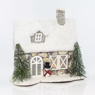 Eurolamp Weihnachtsdekoration beleuchtetes Baumhaus, 26 x 15 x 26 cm, 1 Stück Eurolamp Weihnachtsdekoration beleuchtetes Baumhaus, 26 x 15 x 26 cm, 1 Stück