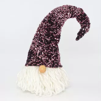 Eurolamp Weihnachtselfen-Dekoration mit dunkelrosa Mütze, 26 x 24 x 74 cm, 1 Stück Eurolamp Weihnachtselfen-Dekoration mit dunkelrosa Mütze, 26 x 24 x 74 cm, 1 Stück