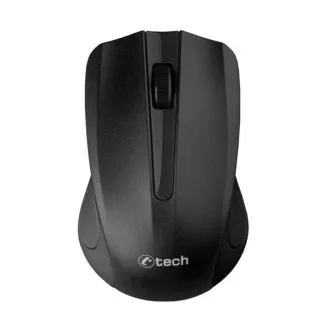 C-TECH Maus WLM-01, schwarz, kabellos, USB-Nano-Empfänger