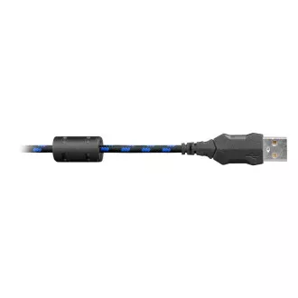 C-TECH Maus AKANTHA, Gaming, blaue Hintergrundbeleuchtung, 2400 DPI, USB