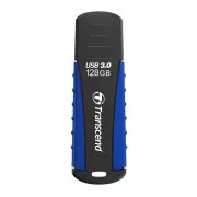 TRANSCEND Flash Disk 128GB JetFlash®810, USB 3.0 (wasserdicht, stoßfest) (R: 90 / B: 40 MB / s) schwarz / blau