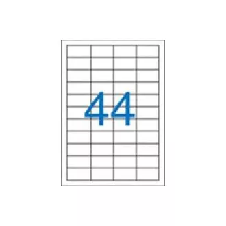 Etiketten 48,5x25,4mm 4 Reihen 44 Etiketten pro Blatt 100 Blatt Victoria
