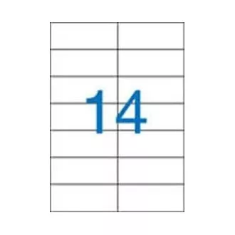 Etiketten 105x42,4mm 2 Reihen 14 Etiketten pro Blatt 100 Blatt Victoria