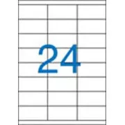 Etiketten 70x36mm 3 Reihen 24 Etiketten pro Blatt 100 Blatt Victoria