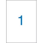 Etiketten 210x297mm 1 Reihe 1Etikett pro Blatt 100 Blatt Victoria