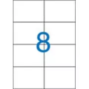 Etiketten 105x74mm 2 Reihen 8 Etiketten pro Blatt 100 Blatt Victoria