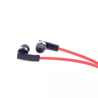 GEMBIRD Kopfhörer mit Mikrofon MHS-EP-OPO für MP3, Flachkabel, schwarz