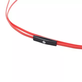 GEMBIRD Kopfhörer mit Mikrofon MHS-EP-OPO für MP3, Flachkabel, schwarz
