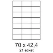 Etiketten 70x42,3mm 21 Etiketten pro Blatt 100 Blatt Smartline