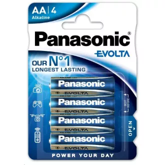 PANASONIC Alkaline-Batterien EVOLTA Platinum LR6EGE / 4BP AA 1.5V (Blister 4 Stück)