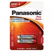 PANASONIC Alkaline Batterien Pro Power LR03PPG / 2BP AAA 1,5V (Blister 2 Stück)