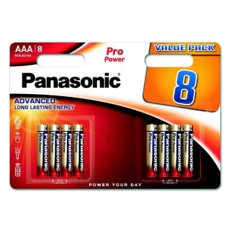 PANASONIC Alkalibatterien - Pro Power AAA 4 4F 1, 5V Packung - 8 Stück PANASONIC Alkalibatterien - Pro Power AAA 4 4F 1, 5V Packung - 8 Stück