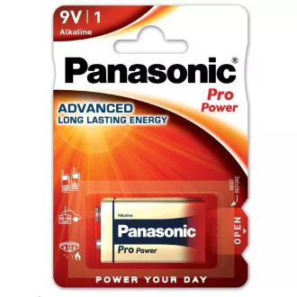 PANASONIC Alkaline Batterien Pro Power 6LF22PPG / 1BP 9V (Blister 1 Stück)