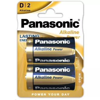 PANASONIC Alkaline Power Alkaline Power LR20APB / 2BP D 1.5V (Blister 2 Stück)