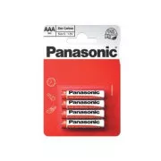 PANASONIC Zink-Kohle-Batterien Rot Zink R03RZ / 4BP EU AAA 1.5V (Blister 4 Stück)